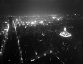 NYC From Chrysler Building at Night 1929